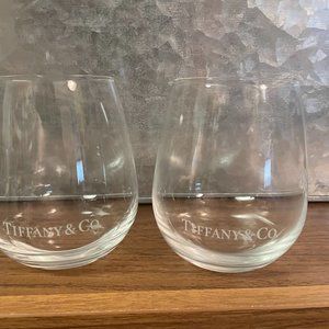 Tiffany & Co Stemless Wine Glasses